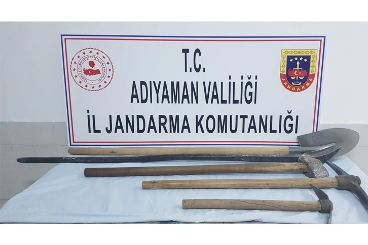 Jandarma kaçak kazı yapanlara göz açtırmadı