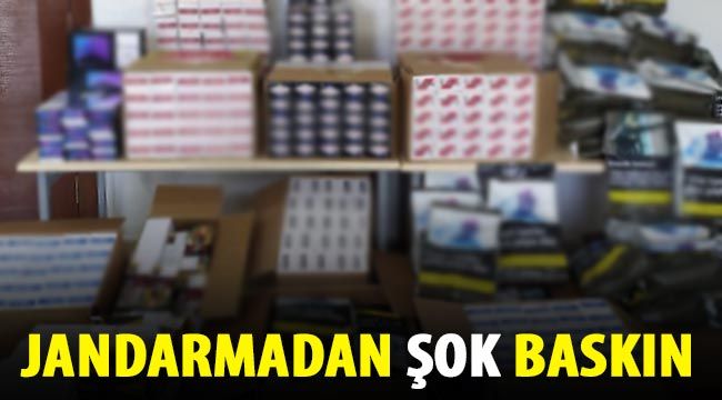 Jandarmadan şok baskın 