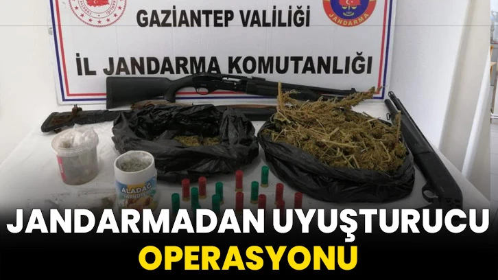 Jandarmadan uyuşturucu operasyonu