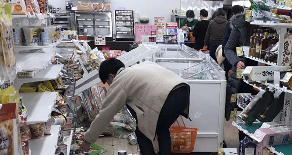 Japonya'daki depremde 124 kişi yaralandı, 900 bin ev elektriksiz kaldı