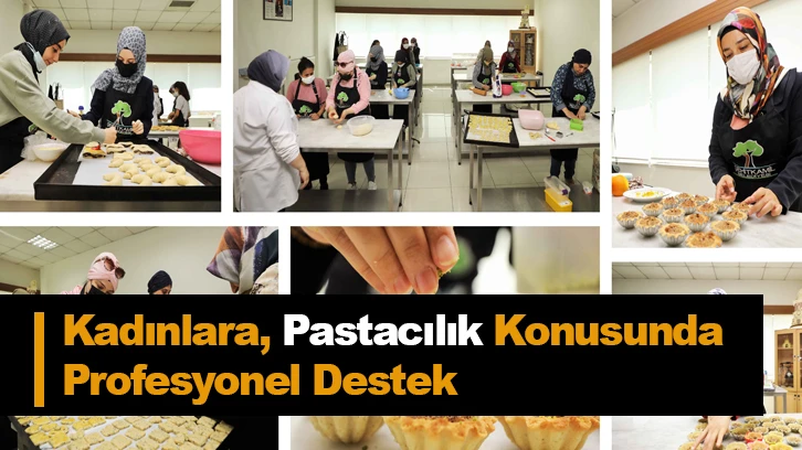 Kadınlara, Pastacılık Konusunda Profesyonel Destek