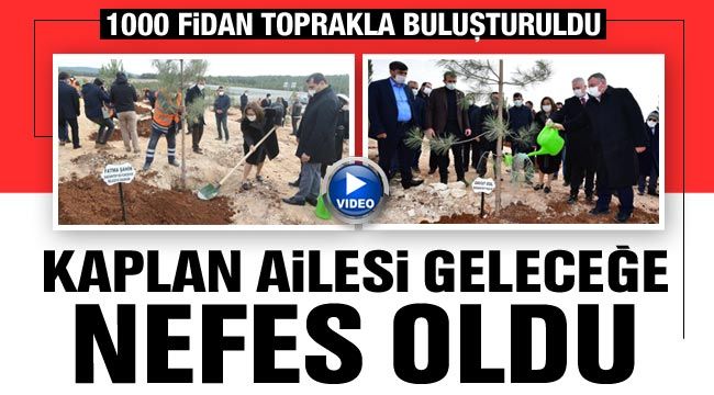 Kaplan ailesi geleceğe nefes oldu