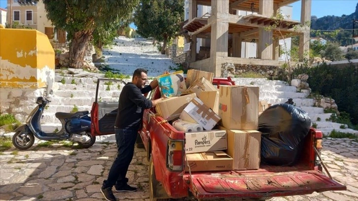 Kaş’ın kardeş şehri Meis’ten depremzedelere yardım eli