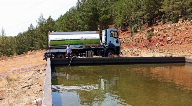 Kilis İtfaiyesi'nden Marmaris'teki söndürme çalışmalarına destek