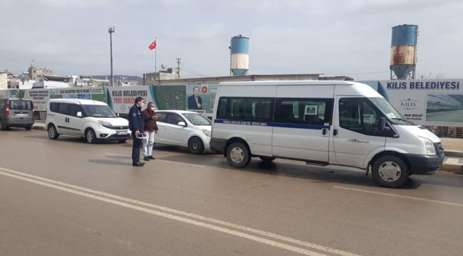 Kilis'te servisler denetlendi 