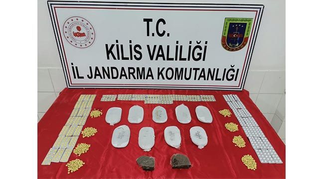 Kilis’te uyuşturucu operasyonu 