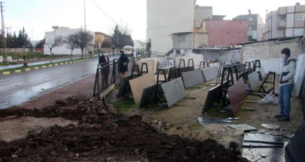 Kilis'te roket paniği