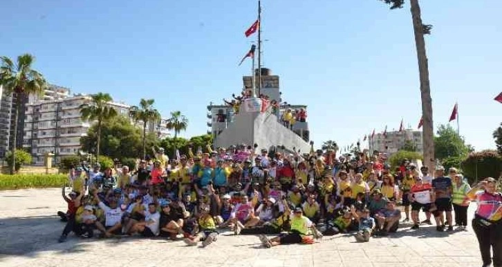 Kleopatra Bisiklet Festivali’nde renkli görüntüler ortaya çıktı