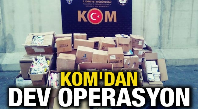 KOM'dan dev operasyon