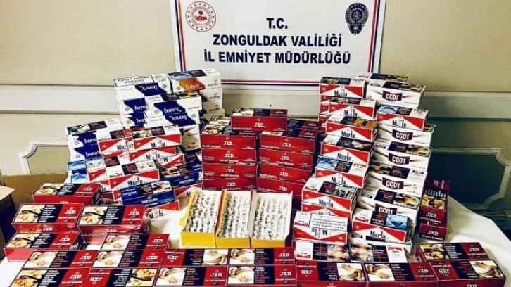 KOM ekiplerinden operasyon: 30 bin adet bandrolsüz makaron ele geçirildi