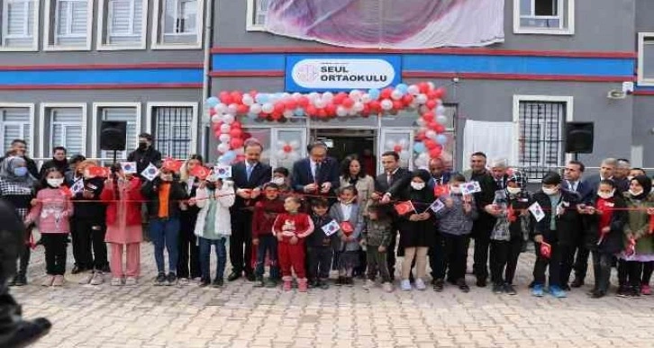 Kore Cumhuriyeti’nce yaptırılan sağlık merkezi ve okulun açılışı yapıldı