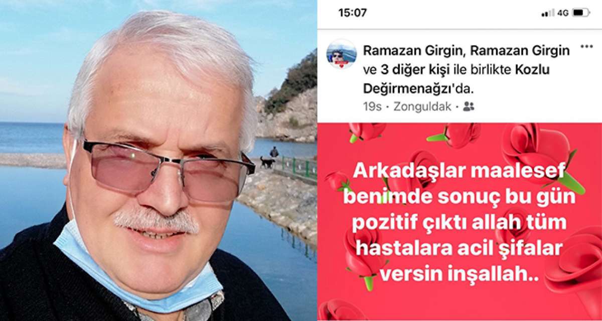 Korona virüse yakalandığını duyurdu, 10 saat sonra hayatını kaybetti