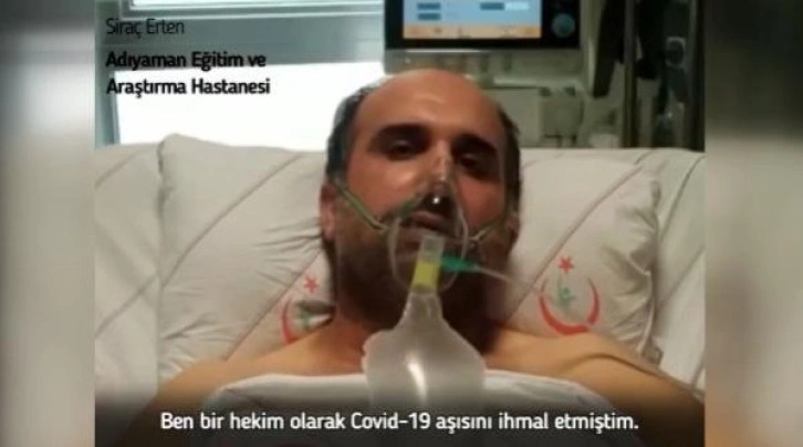 Koronavirüs tedavisi gören doktor, aşı çağrısında bulundu