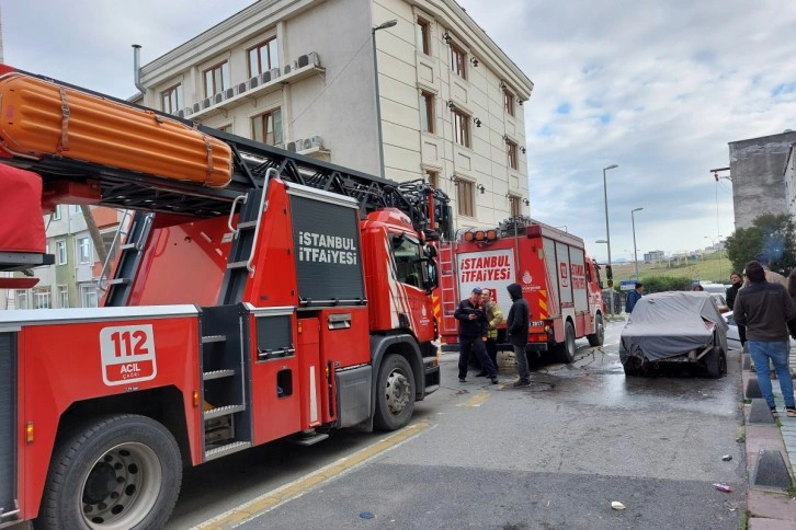 Küçükçekmece'de otelin çamaşırhanesinde korkutan yangın