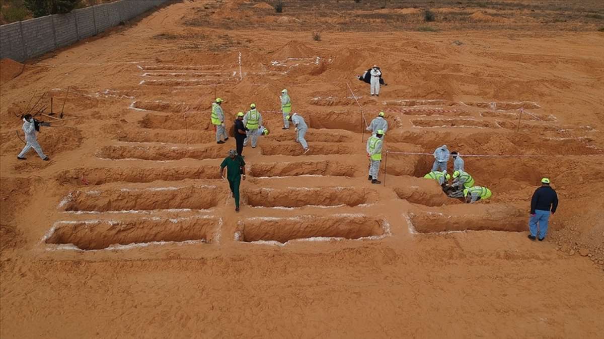 Libya'nın toplu mezarlar kenti Terhune'de üç ceset daha bulundu