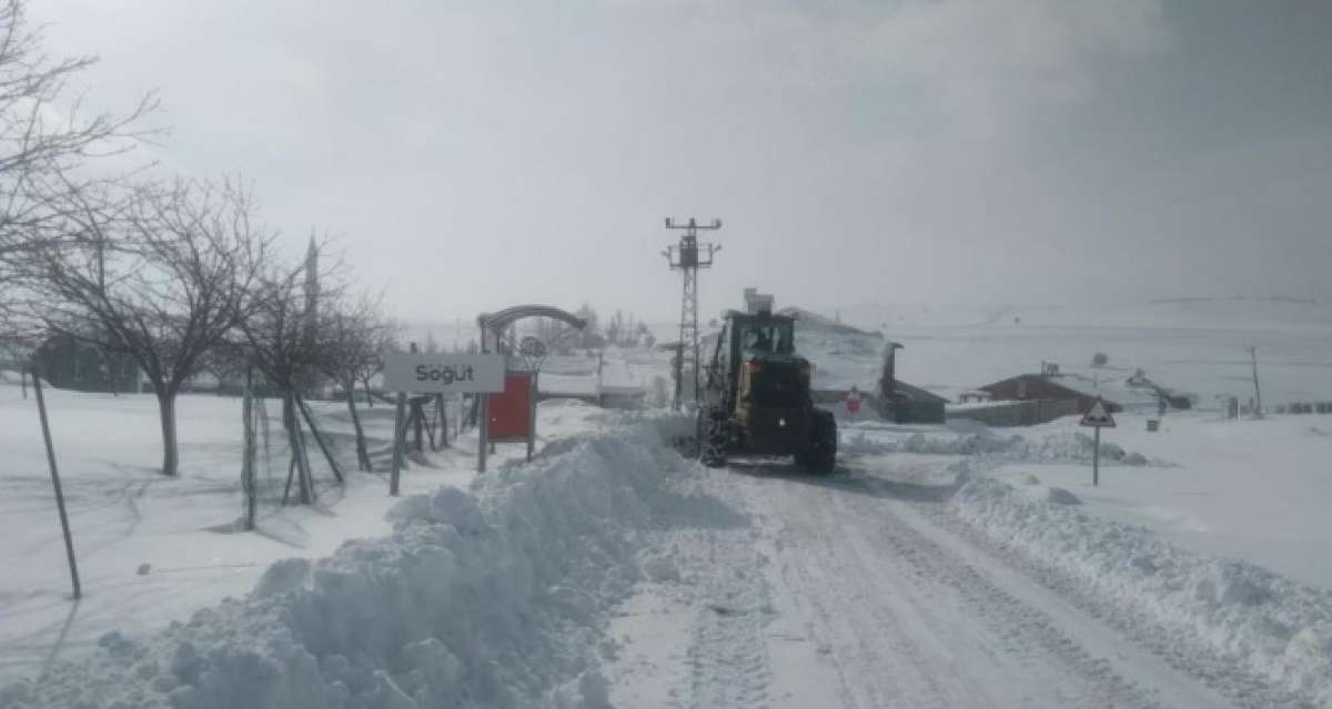 Malatya'da kar nedeniyle 698 mahalle yolunu ulaşıma açtı