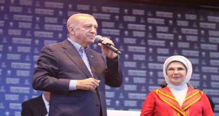 Mardin’de halka hitap eden Cumhurbaşkanı Erdoğan kentten ayrıldı