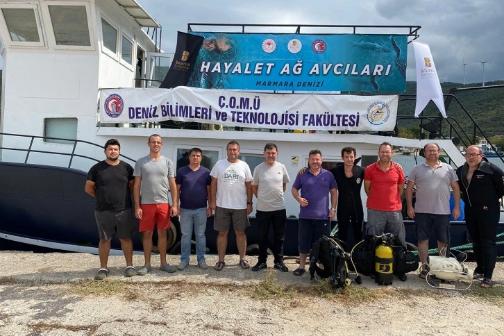 Marmara Denizi'ndeki hayalet ağlar temizlenecek