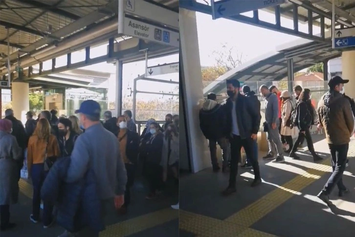 Marmaray’da arıza nedeniyle seferler durduruldu