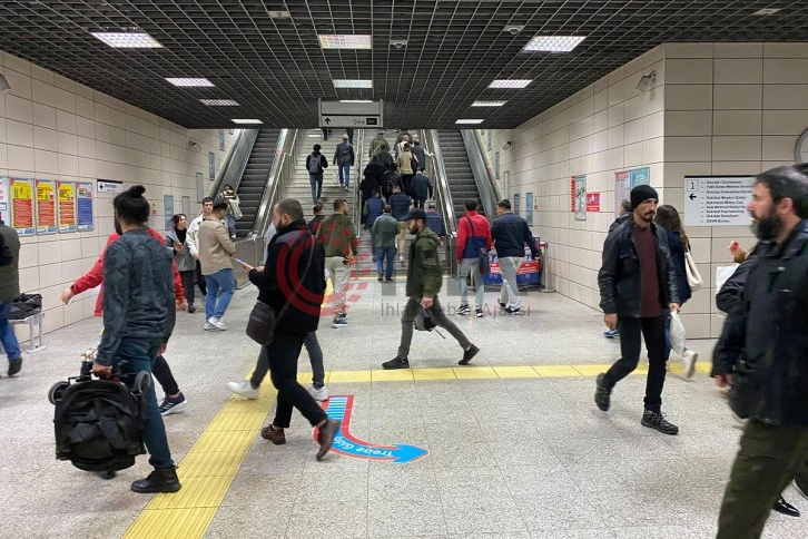 Marmaray'da seferlerin durma sebebi belirlendi: Yolculardan biri yangın butonuna bastı