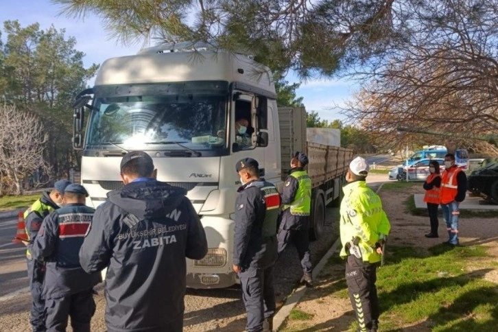 Mersin'de drone destekli trafik denetimi