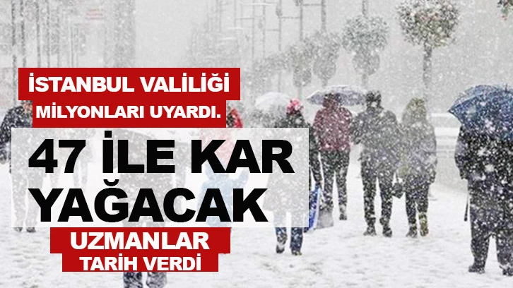 Meteoroloji'den İstanbul ve Ankara için kar uyarısı! Hafta sonu hangi illere kar yağacak?.