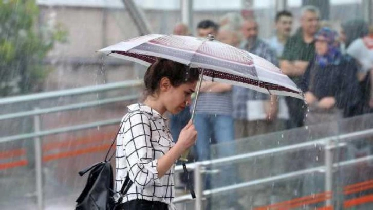 Meteoroloji'den haritalı uyarı! İstanbul dahil çok sayıda ilde sağanak var