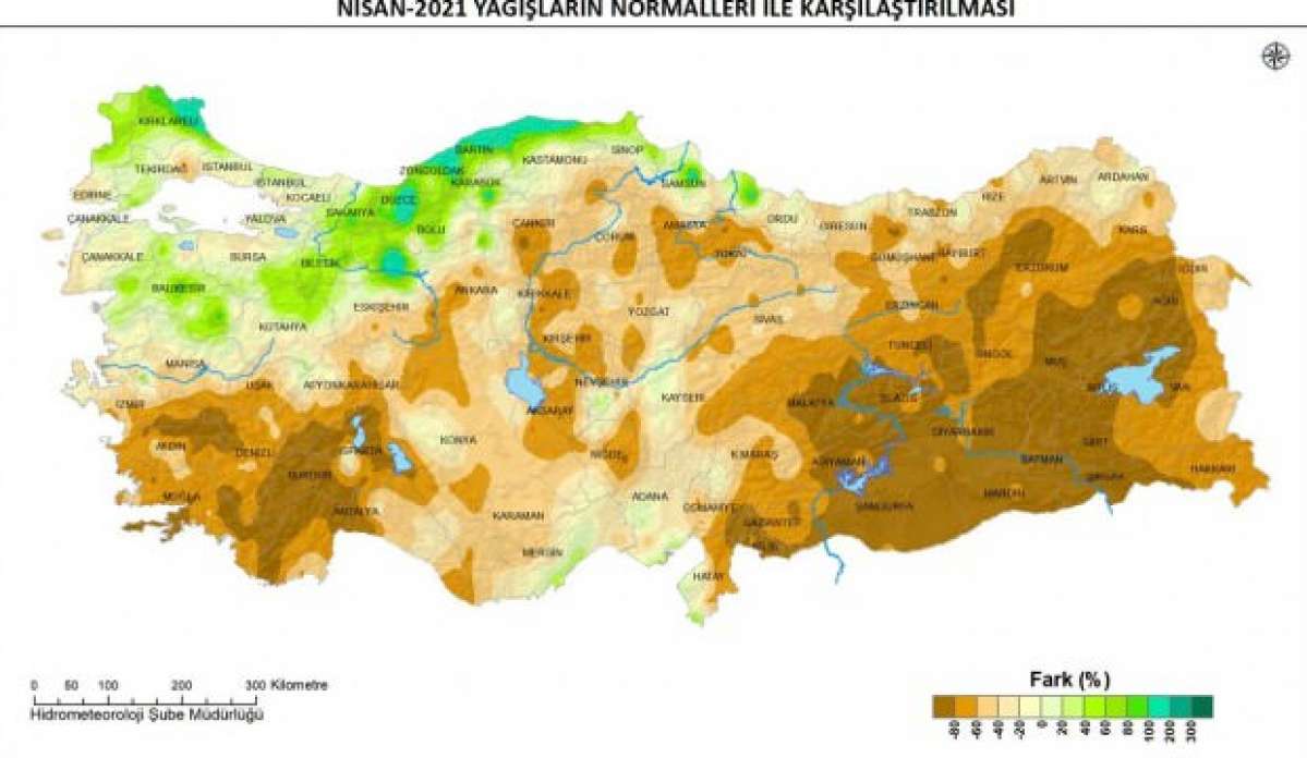 Meteoroloji'nin haritası korkuttu: Son 50 yılın en düşük seviyesi