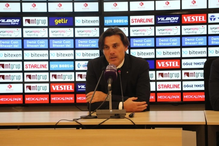 Montella: “İstediğimiz bir sonuç değildi”