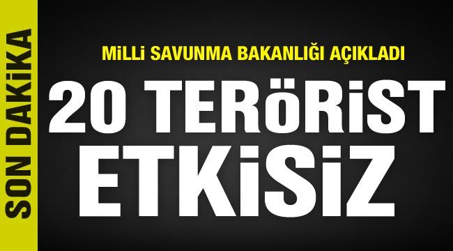 MSB açıkladı! Sızma girişiminde bulunan teröristler öldürüldü