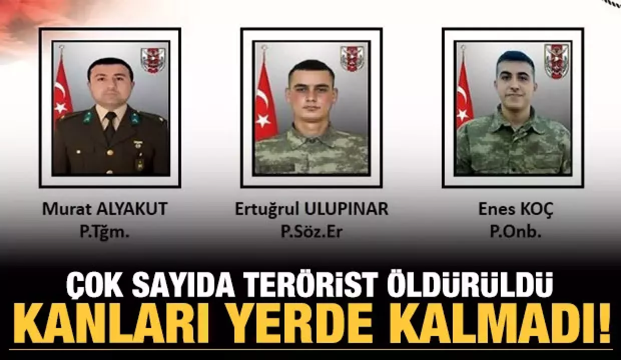 MSB duyurdu: Çok sayıda terörist öldürüldü!