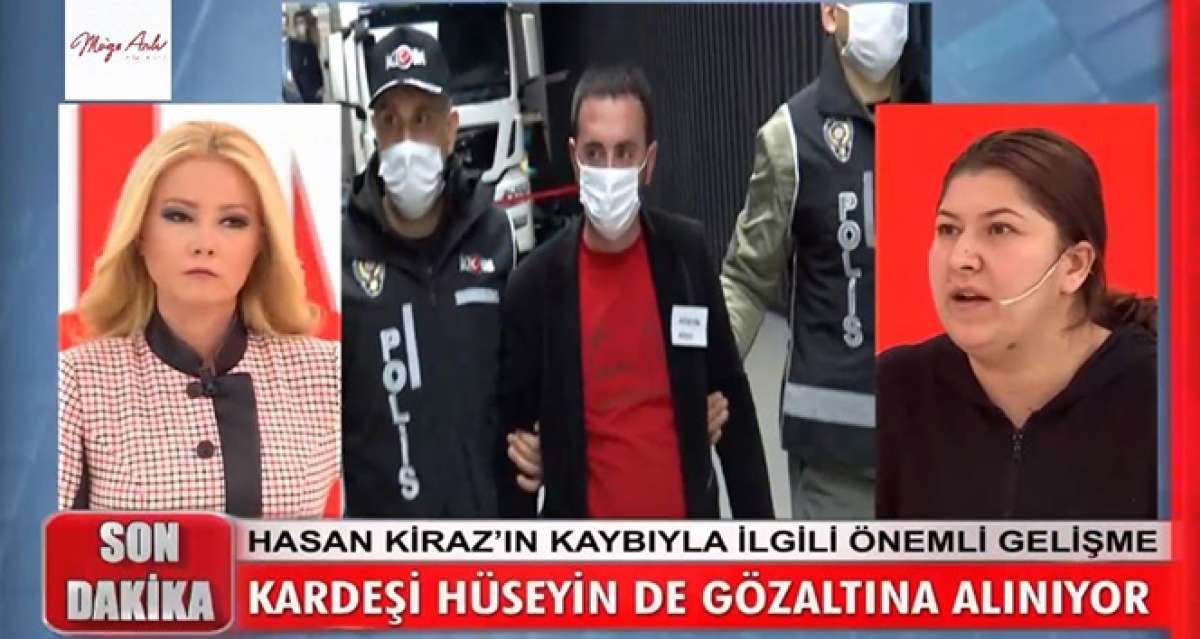 Müge Anlı'nın programında canlı yayında gözaltı