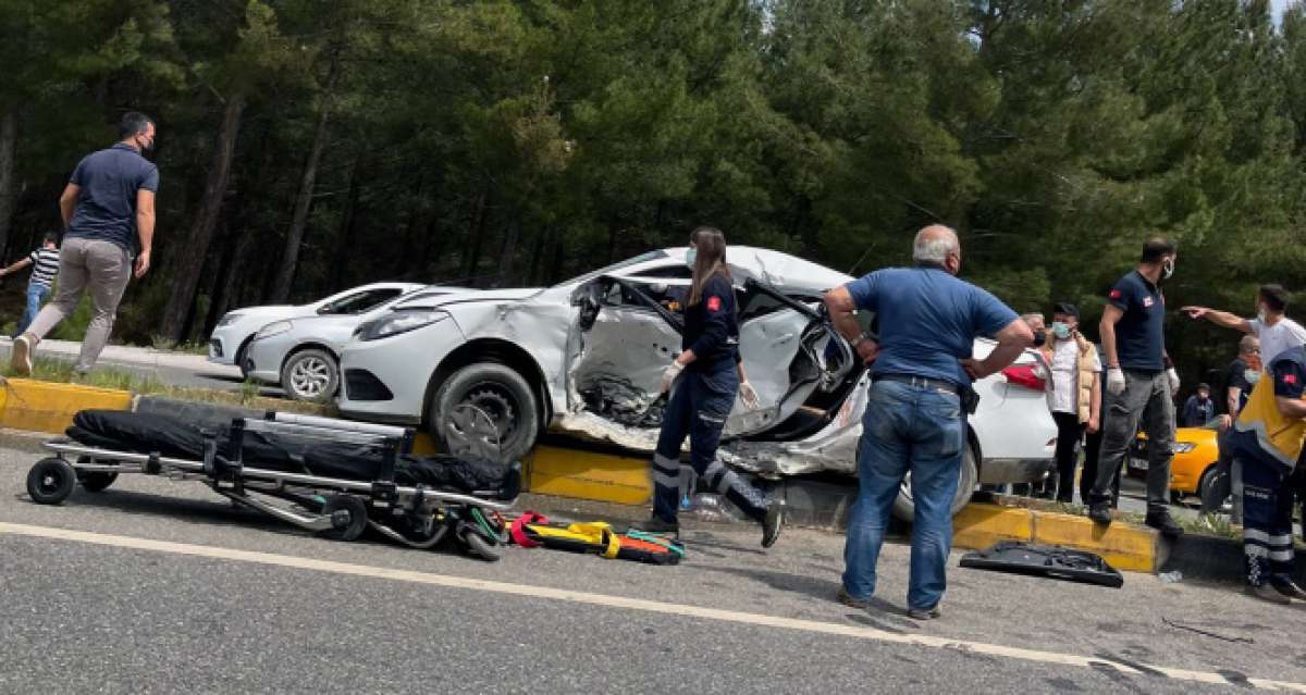 Muğla'da kaza: 1 ölü, 5 yaralı