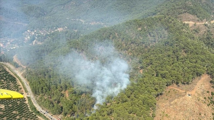 Muğla'da ormanlık alanda çıkan yangın kontrol altına alındı