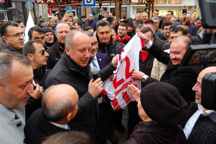 Muharrem İnce: '6'lı masa Tayyip Erdoğan hayranıdır'