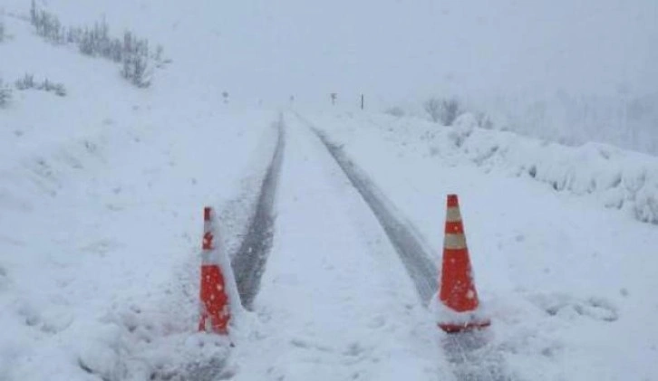 Muş-Kulp-Diyarbakır yolu, kar ve tipi nedeniyle ulaşıma kapatıldı