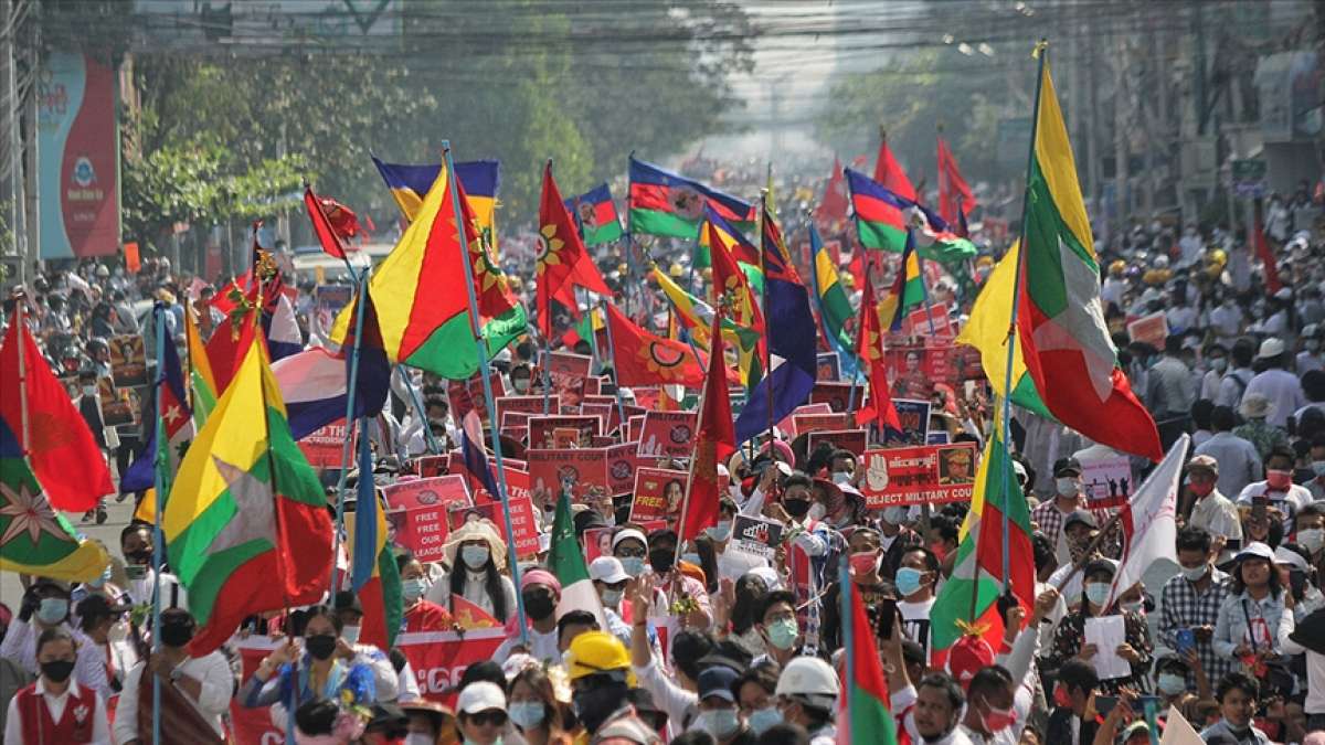 Myanmar'da darbe karşıtı protestolar ve genel grev devam ediyor