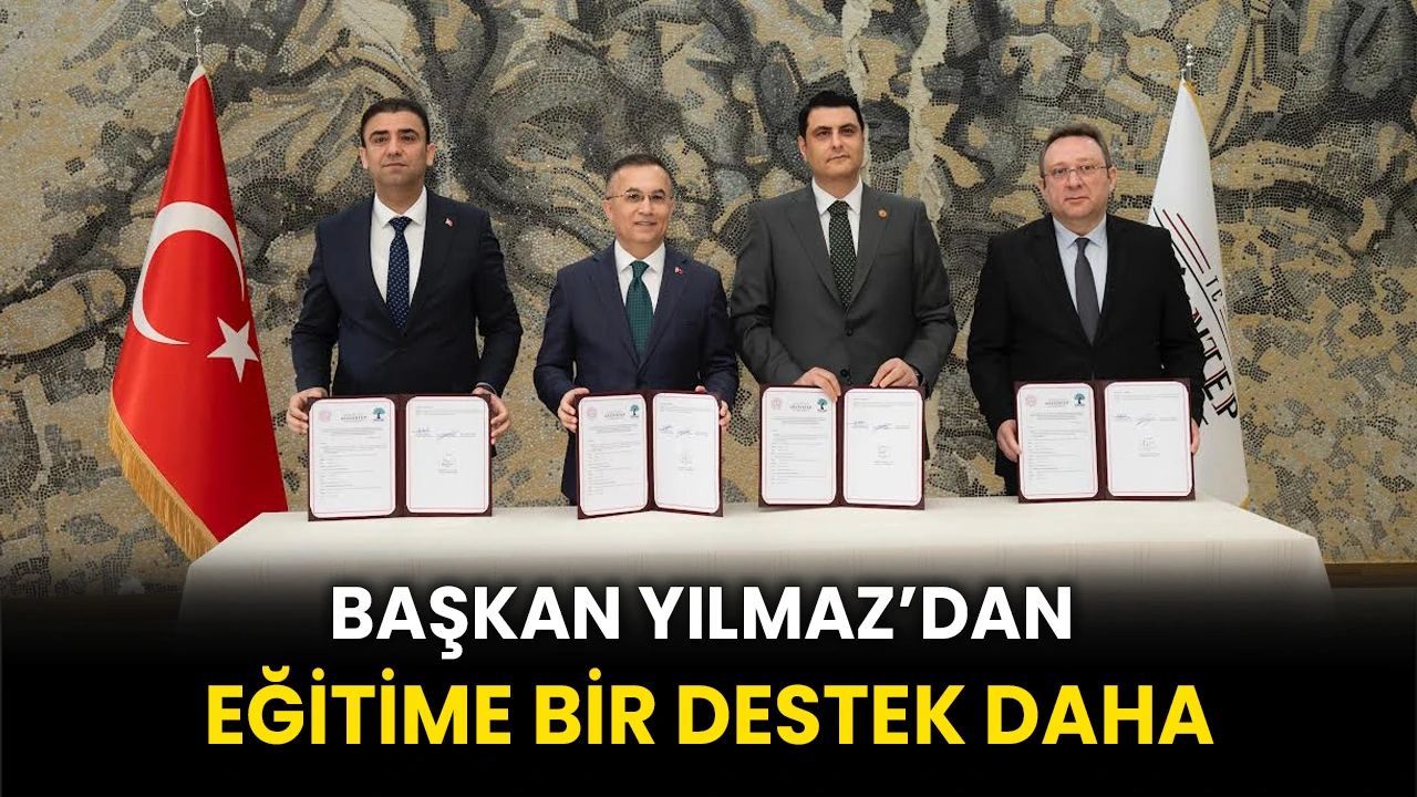 Başkan Yılmaz’dan Eğitime Bir Destek Daha