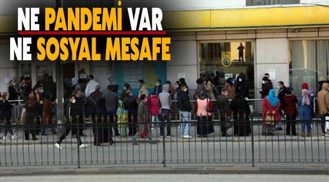 Ne pandemi var! Ne sosyal mesafe