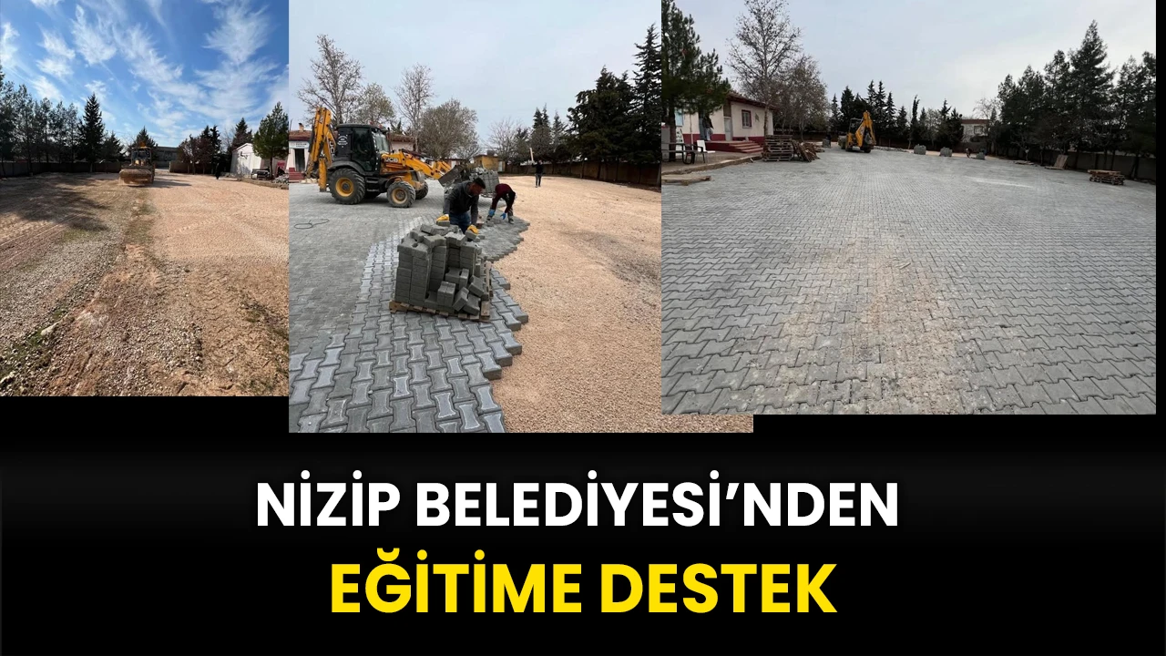 Nizip Belediyesi’nden Eğitime Destek: 'Okul bahçelerinde modernizasyon çalışmaları tamamlandı'