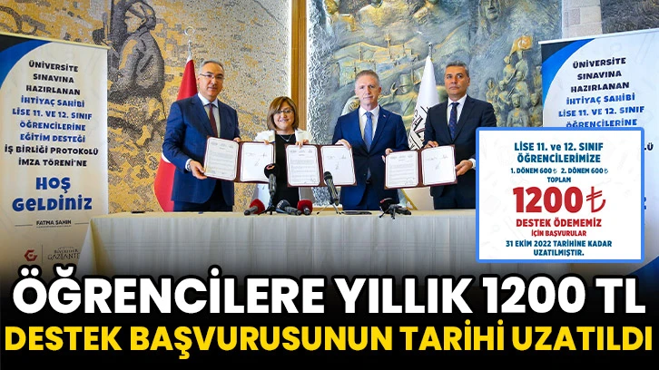 Öğrencilere Yıllık 1200 TL Destek Başvurusunun Tarihi Uzatıldı