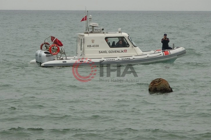 Ordu’da denizde bulunan mayın benzeri cisim ekipleri harekete geçirdi