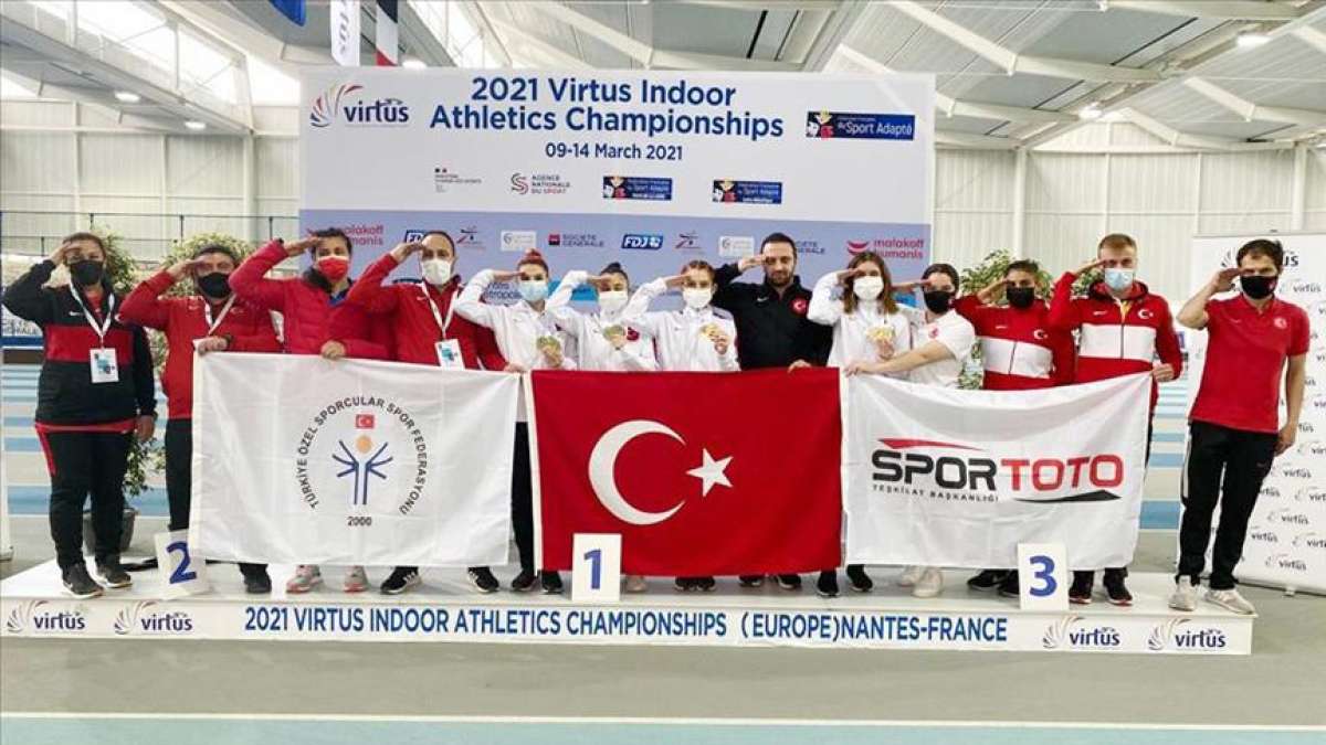 Özel sporculardan Fransada 4'ü altın 7 madalya