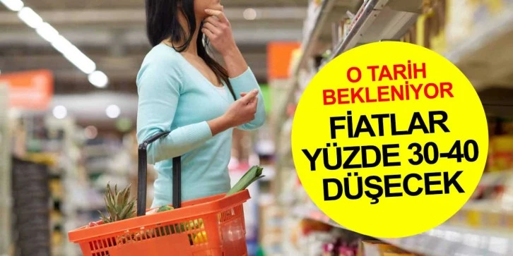 Perakendeciler açıkladı: Fiyatlar 1 ay içinde yüzde 40 düşecek