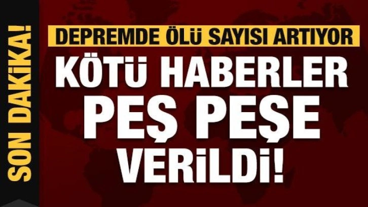 Peş peşe 7.7 ve 7.6'lık büyüklüğünde iki deprem: Vefat sayısında son durum!