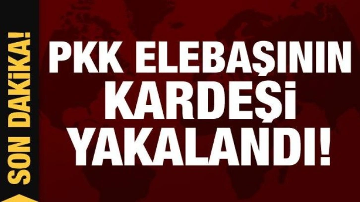 PKK elebaşının kardeşi yakalandı