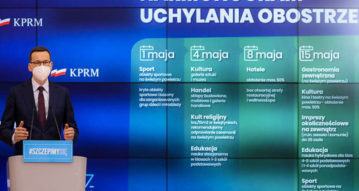 Polonya'da Mayıs ayında kısıtlamalar kademeli olarak gevşetilecek