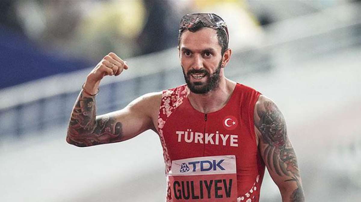 Ramil Guliyev, 100 metre yarışını 2. sırada tamamladı