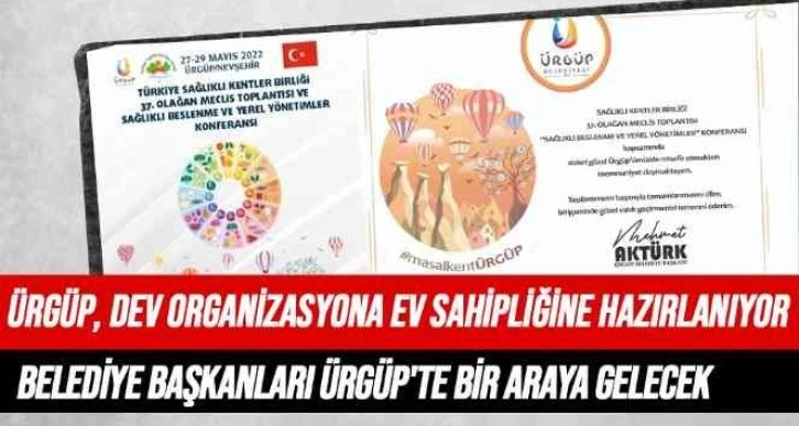 ’Sağlıklı Kentler’ Ürgüp’te toplanıyor