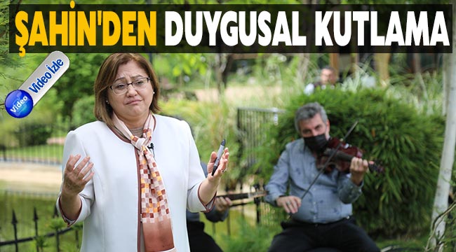 Şahin'den duygusal kutlama